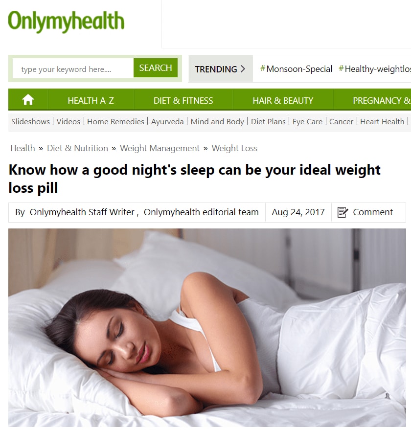 Know how sleep-only health